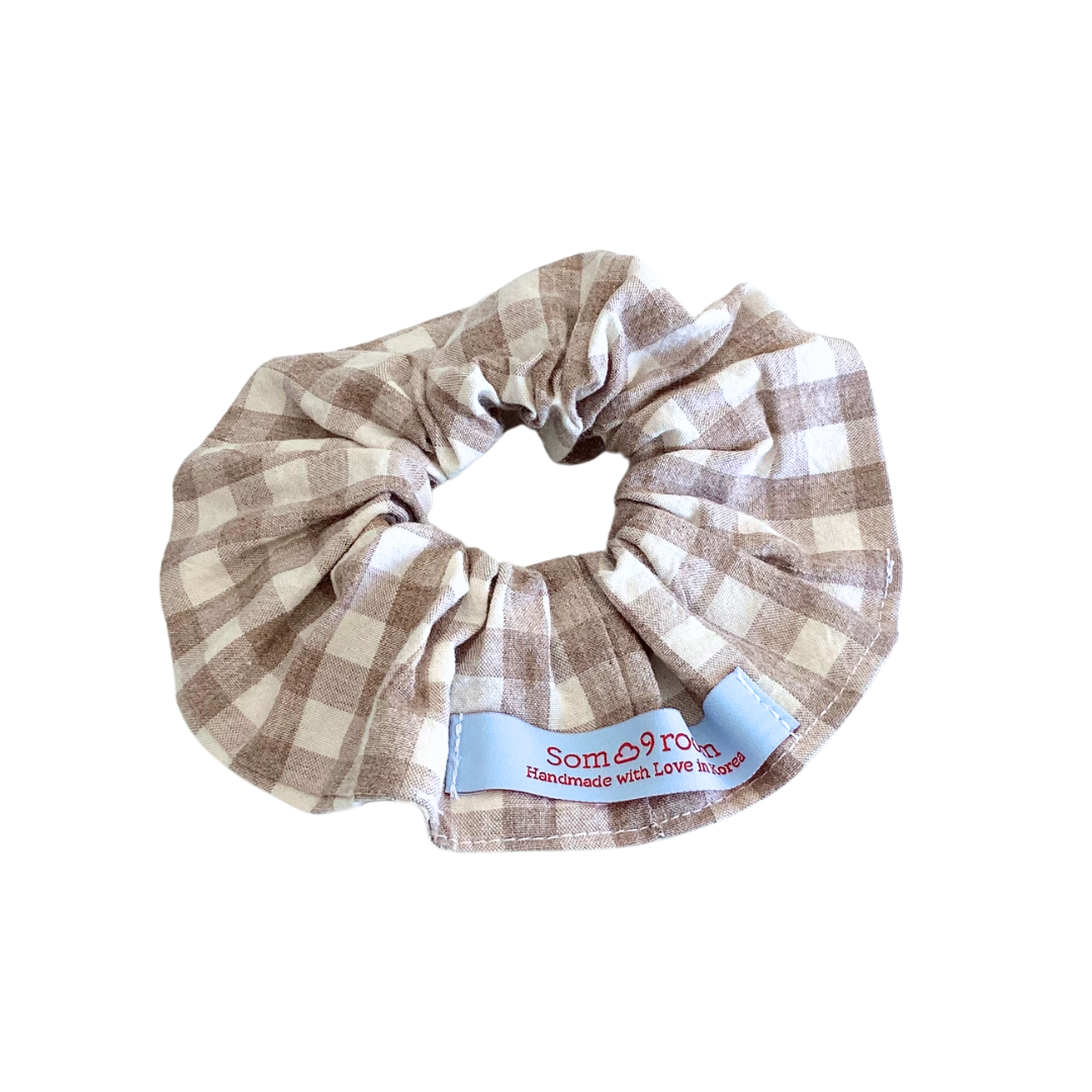 Chequered Scrunchies