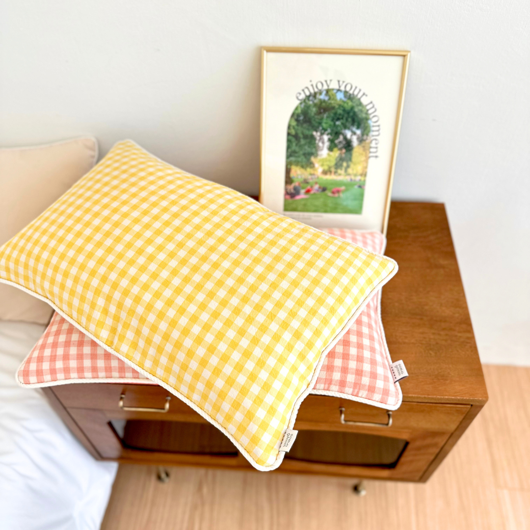 Checkered Pillow Cover