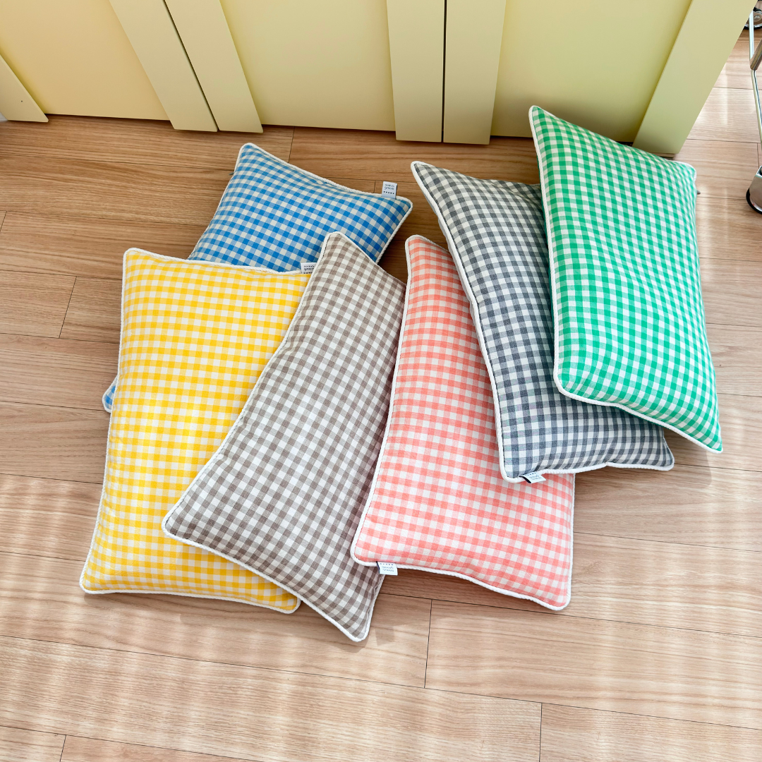 Checkered Pillow Cover