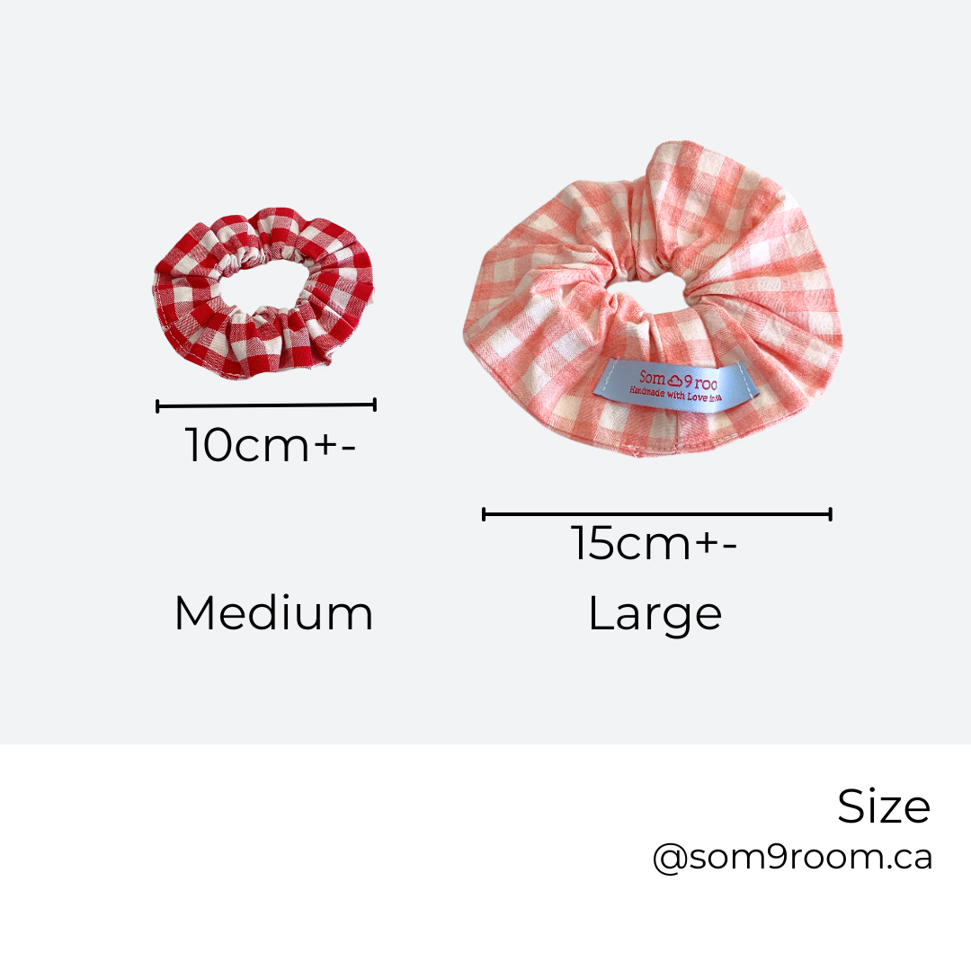 Chequered Scrunchies