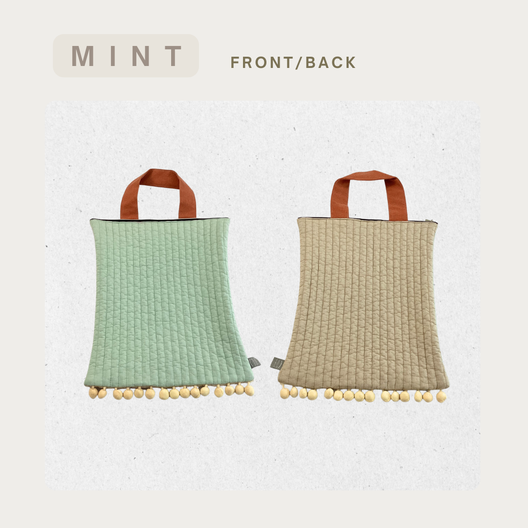 Pom Pom Handy Bag