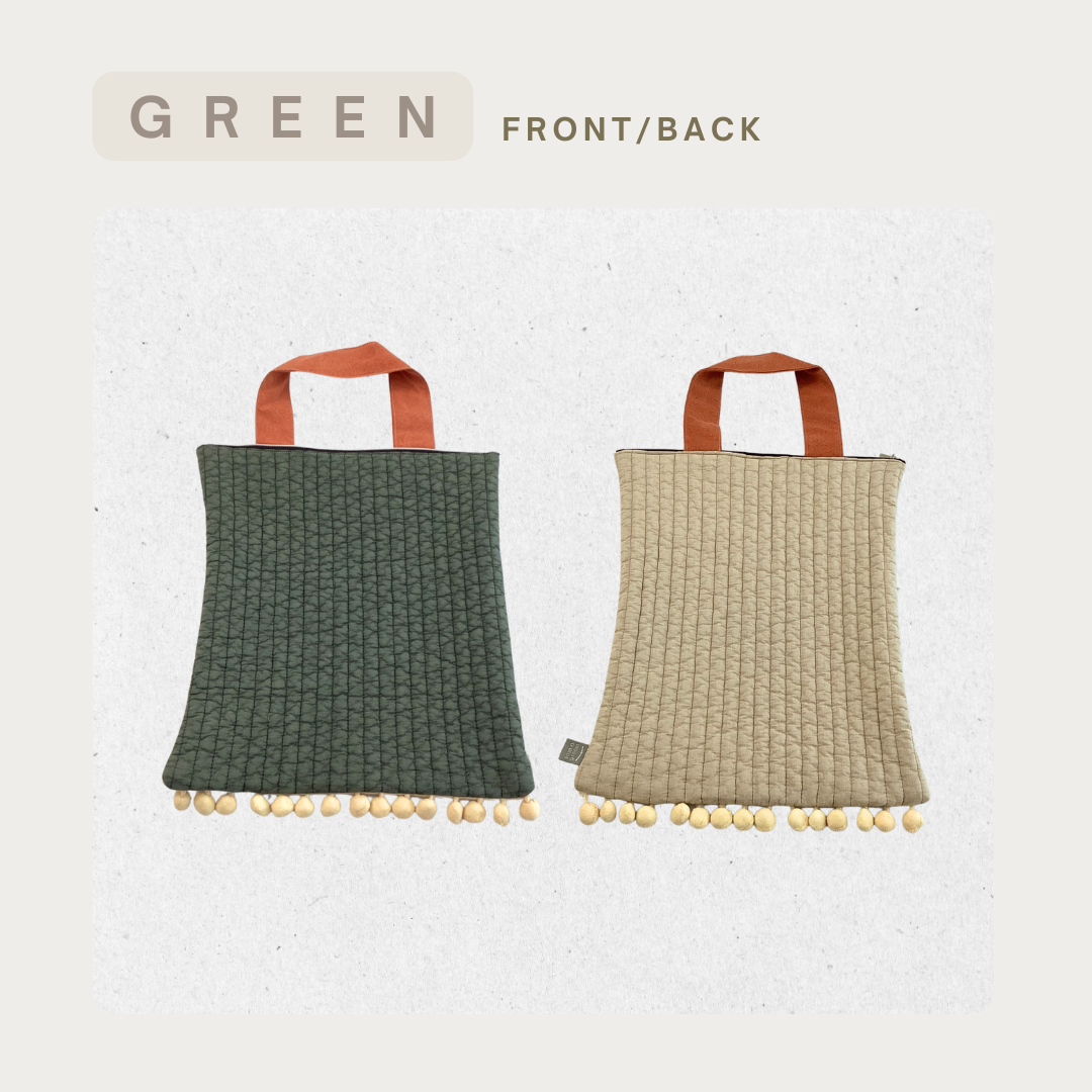 Pom Pom Handy Bag