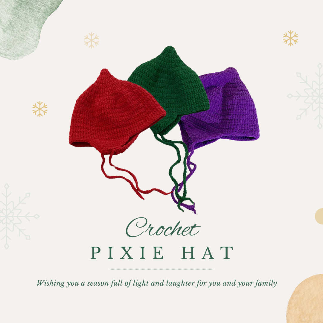 Crochet Pixie Hat