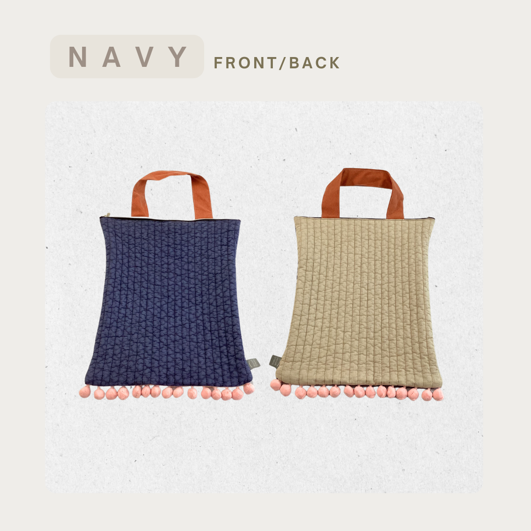 Pom Pom Handy Bag