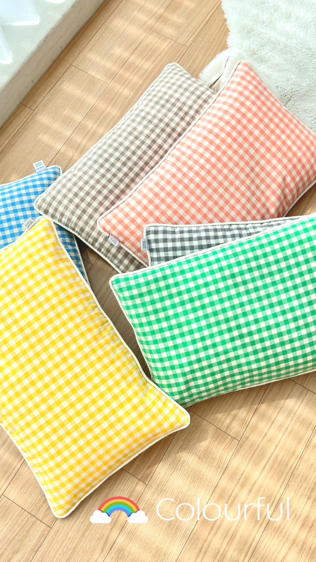 Checkered Pillow Cover