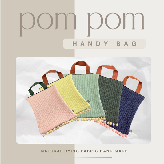 Pom Pom Handy Bag