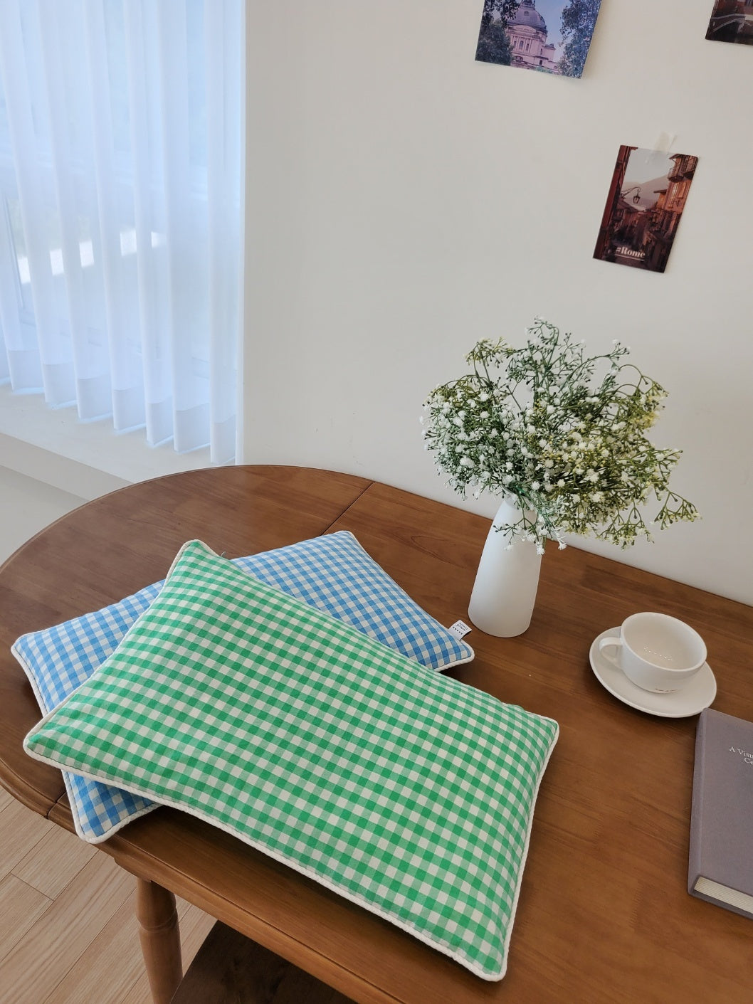 Checkered Pillow Cover